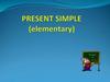Present Simple (elementary)