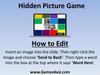 Hidden Picture Game
