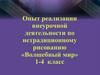 Опыт реализации внеурочной деятельности по нетрадиционному рисованию «Волшебный мир» 1-4 класс