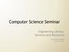 Computer Science Seminar