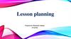 Lesson planning