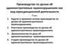 Производство по делам об административных правонарушениях как вид юрисдикционной деятельности