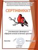 Сертификат участнику(це) фотокросса