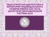 Педагогическая диагностика и мониторинг индивидуального развития ребенка