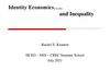 Identity Economics….. and Inequality