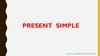 Present simple