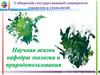 Сибирский государственный университет геосистем и технологий. Научная жизнь кафедры экологии и природопользования