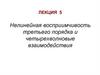 Нелинейная восприимчивость третьего порядка и четырехволновые взаимодействия. Лекция 5