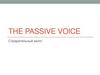 The Passive Voice
