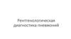 Рентгенологическая диагностика пневмоний