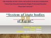 System of state bodies of Egypt