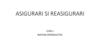 Risc si asigurari