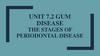 Disease the stages of periodontal disease
