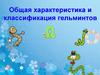 Общая характеристика и классификация гельминтов