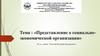 Социально-экономическая организация
