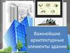 Важнейшие архитектурные элементы здания