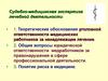 Судебно-медицинская экспертиза лечебной деятельности