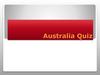 Australia Quiz
