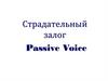 Страдательный залог Passive Voice