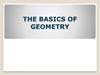 The basics of geometry