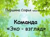 Команда «Эко - взгляд»