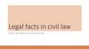 Legal facts in civil law