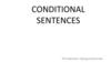 Conditional Sentences