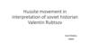 Hussite movement in interpretation of soviet historian Valentin Rubtsov