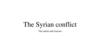 The Syrian conflict. The nature and reasons