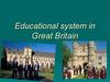 Educational system in Great Britain