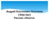 Андрей Платонович Платонов. Рассказ «Никита»