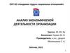 ВКР: Анализ экономической деятельности организации
