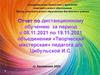 Отчет по дистанционному обучению за период с 08.11.2021 по 19.11.2021 объединения «Творческая мастерская» педагога д/о