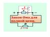 Закон Ома для полной цепи