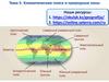 Климатические пояса и природные зоны