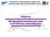 Результаты производственно-хозяйственной деятельности ОАО «Оршанский авиаремонтный завод»