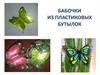 Бабочки из пластиковых бутылок