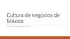 Cultura de negocios de México