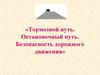 Тормозной путь. Остановочный путь. Безопасность дорожного движения