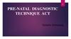 Pre-natal diagnostic technique act