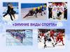 Зимние виды спорта