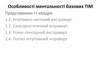 Особливості ментальності базових ТІМ