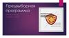 Предвыборная программа