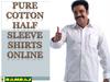 Pure cotton half sleeve shirts online
