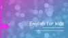 English for kids