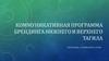 Коммуникационная программа брендинга Нижнего и Верхнего Тагила