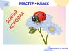 Мастер - класс "Божья коровка"