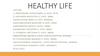 Healthy life. Экономиский проект