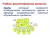 Учебная фасилитированная дискуссия