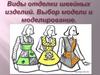 Виды отделки швейных изделий. Выбор модели и моделирования